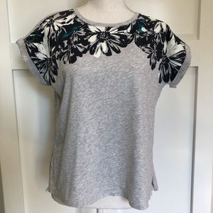 Graphic floral Tee